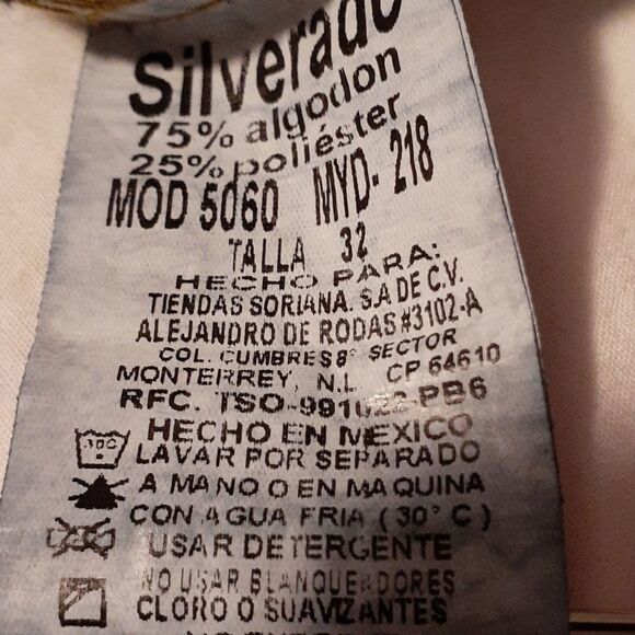 Mens Silverado Straight Leg‎ Plain Pocket Jeans 32 - Picture 8 of 9